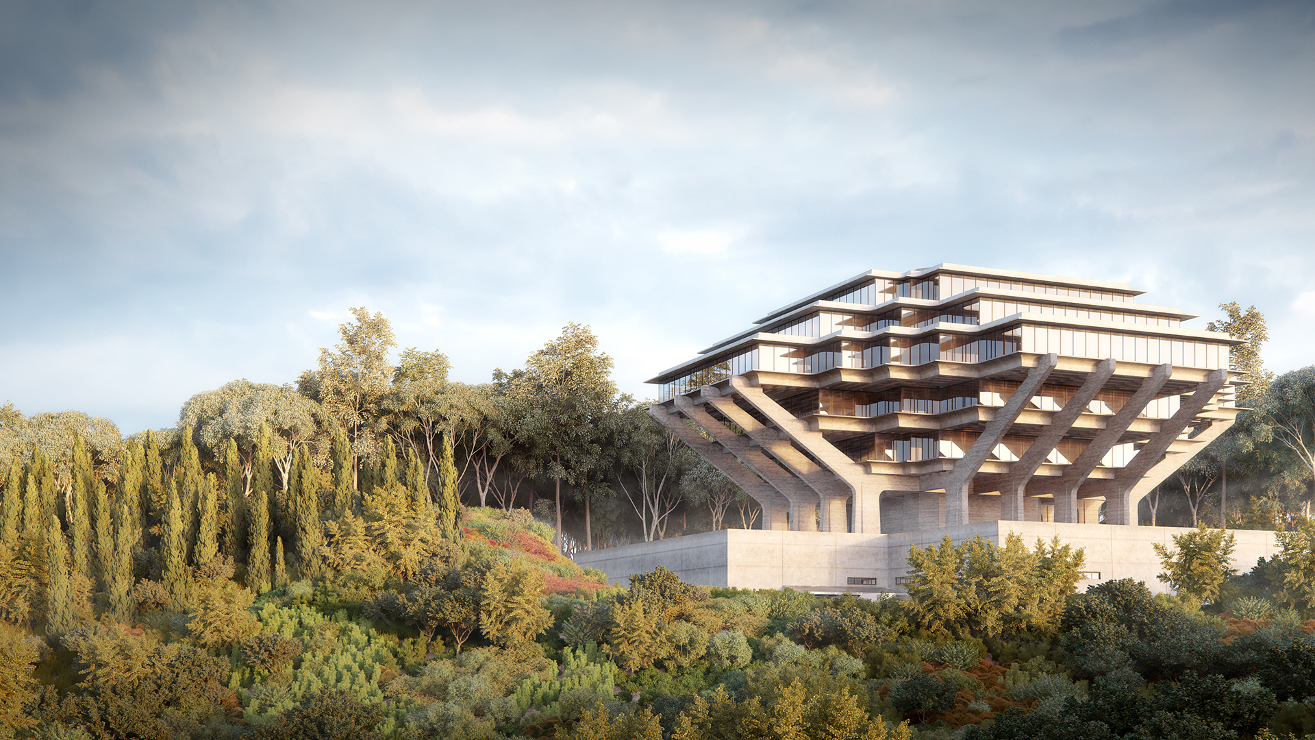 Geisel Library at UCSD.